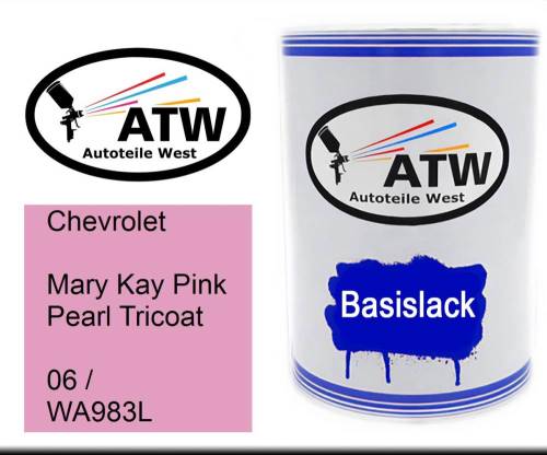 Chevrolet, Mary Kay Pink Pearl Tricoat, 06 / WA983L: 500ml Lackdose, von ATW Autoteile West.